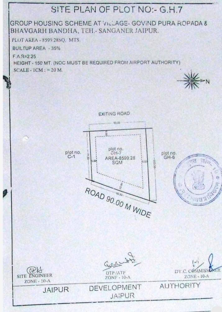 Plot in Near Khatipura Railway Station