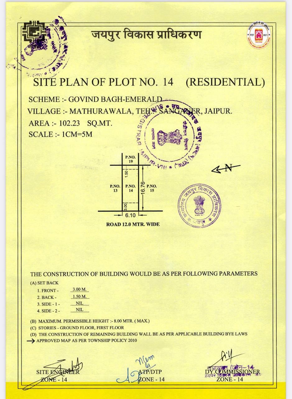 Plot in Near Beelwa Railway Phatak